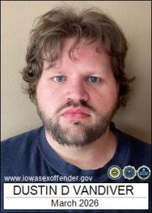 Dustin Duane Vandiver a registered Sex Offender of Iowa