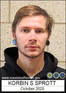 Korbin Steven Sprott a registered Sex Offender of Iowa