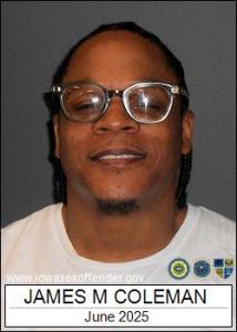 James Michael Coleman a registered Sex Offender of Iowa