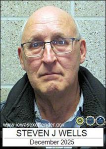 Steven John Wells a registered Sex Offender of Iowa