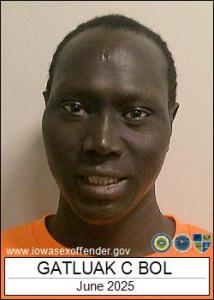 Gatluak Chuol Bol a registered Sex Offender of Iowa