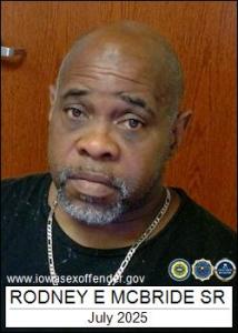 Rodney Eric Mcbride Sr a registered Sex Offender of Iowa