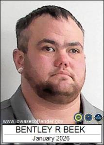 Bentley Ryan Beek a registered Sex Offender of Iowa
