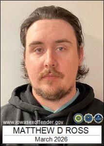 Matthew David Ross a registered Sex Offender of Iowa