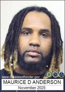 Maurice Davon Anderson a registered Sex Offender of Iowa