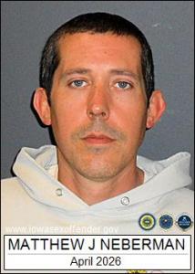 Matthew James Neberman a registered Sex Offender of Iowa