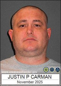 Justin Paul Carman a registered Sex Offender of Iowa