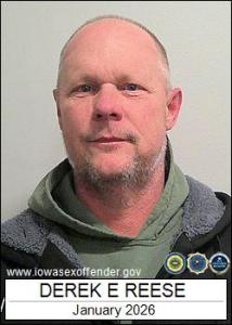 Derek Eugene Reese a registered Sex Offender of Iowa