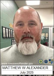 Matthew William Alexander a registered Sex Offender of Iowa