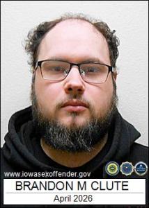 Brandon Micheal Clute a registered Sex Offender of Iowa