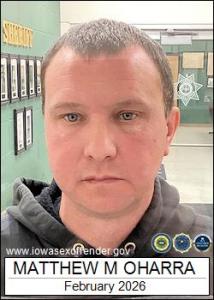 Matthew Michael Oharra a registered Sex Offender of Iowa