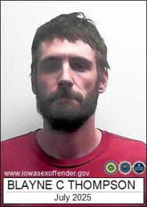 Blayne Christopher Thompson a registered Sex Offender of Iowa