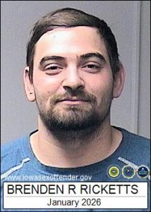 Brenden Richard Ricketts a registered Sex Offender of Iowa