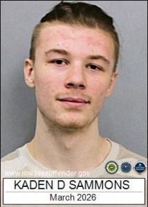 Kaden Deane Sammons a registered Sex Offender of Iowa