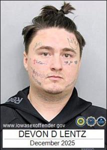 Devon Dewaine Lentz a registered Sex Offender of Iowa