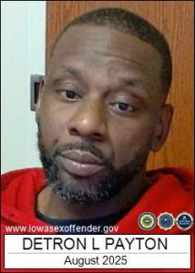Detron Lapage Payton a registered Sex Offender of Iowa