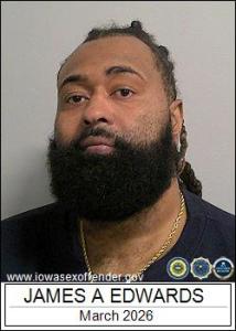 James Arthur Edwards a registered Sex Offender of Iowa