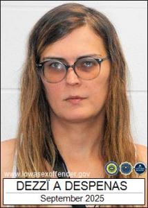DezzÏ Alanna Aria Despenas a registered Sex Offender of Iowa
