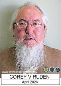 Corey Vernon Ruden a registered Sex Offender of Iowa