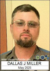 Dallas Jay Miller a registered Sex Offender of Iowa