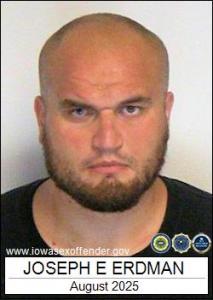 Joseph Edward Erdman a registered Sex Offender of Iowa