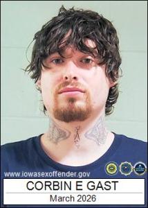 Corbin Eugene Gast a registered Sex Offender of Iowa