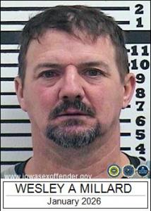 Wesley Aaron Millard a registered Sex Offender of Iowa