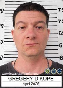 Gregery Don Kope a registered Sex Offender of Iowa