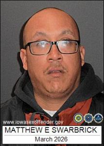 Matthew Eric Swarbrick a registered Sex Offender of Iowa