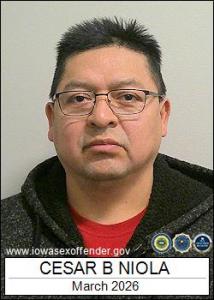 Cesar Barbecho Niola a registered Sex Offender of Iowa