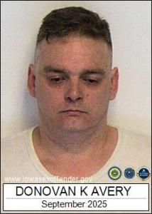 Donovan Kale Avery a registered Sex Offender of Iowa