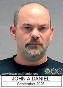 John Austin Daniel a registered Sex Offender of Iowa