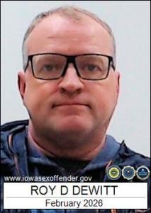 Roy Dean Dewitt a registered Sex Offender of Iowa