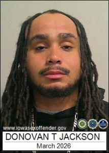Donovan Tre Jackson a registered Sex Offender of Iowa