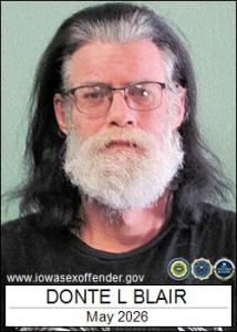 Donte Lamonte Blair a registered Sex Offender of Iowa