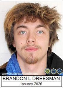 Brandon Lashawn Dreesman a registered Sex Offender of Iowa