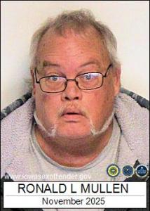 Ronald Lee Mullen a registered Sex Offender of Iowa
