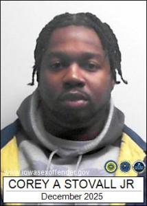 Corey Aven Stovall Jr a registered Sex Offender of Iowa