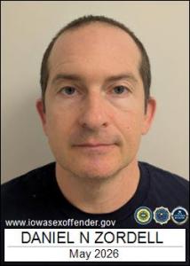 Daniel Nicholas Zordell a registered Sex Offender of Iowa