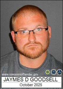 Jaymes Donalde Goodsell a registered Sex Offender of Iowa