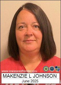 Makenzie Leanne Johnson a registered Sex Offender of Iowa