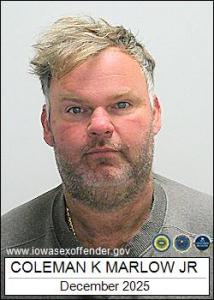 Coleman Keith Marlow Jr a registered Sex Offender of Iowa
