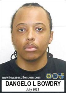 Dangelo Lynell Marquis Bowdry a registered Sex Offender of Iowa