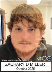 Zachary Daniel Miller a registered Sex Offender of Iowa