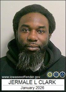Jermale Lashawn Clark a registered Sex Offender of Iowa