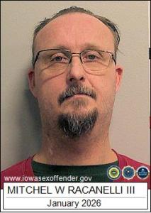 Mitchel William Racanelli III a registered Sex Offender of Iowa