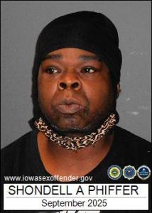Shondell Antonio Phiffer a registered Sex Offender of Iowa