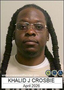 Khalid Jeremiah Crosbie a registered Sex Offender of Iowa