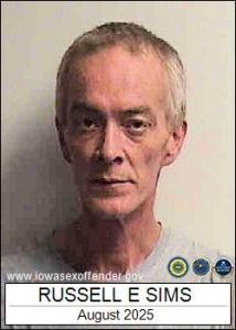 Russell Eugene Sims a registered Sex Offender of Iowa