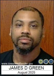 James Diamond Green a registered Sex Offender of Iowa
